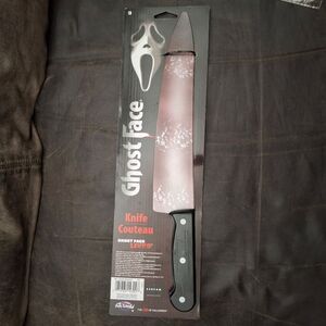 SCREAM GHOST FACE MOVIE CHEF BUTCHER KNIFE HORROR COSTUME PROP ACCESSORY NEW